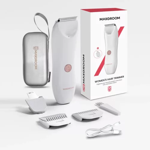 MAXGROOM M-9082 2 az 1-ben Női Test- és Arc Trimmer - Fehér-5907769388767 3 kép
