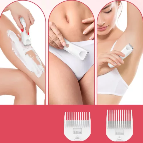 MAXGROOM M-9082 2 az 1-ben Női Test- és Arc Trimmer - Fehér-5907769388767 6 kép