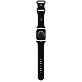 Hello Kitty Szilikon Kitty Fej Szíj Apple Watch 42/44/45/49mm - Feket-3666339211967 2 kép