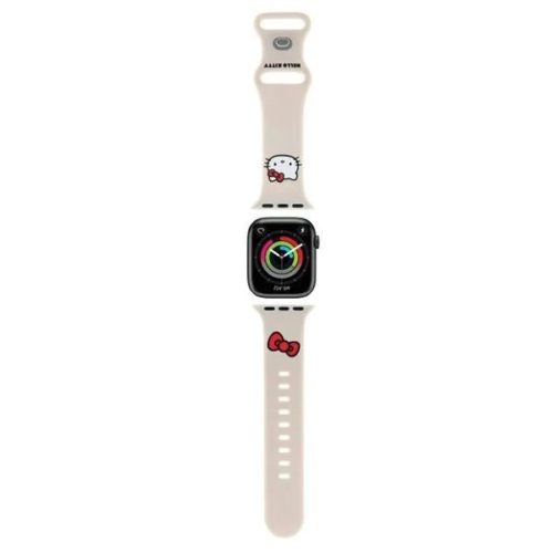 Hello Kitty Szilikon Kitty Fej szíj Apple Watch 38/40/41mm - bézs-3666339190293 1 kép