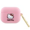 Hello Kitty Szilikon 3D Kitty Fej tok az AirPods Pro-hoz - rózsaszín-3666339189686 1 kép