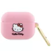 Hello Kitty Szilikon 3D Kitty Fej tok az AirPods Pro-hoz - rózsaszín-3666339189686 1 kép