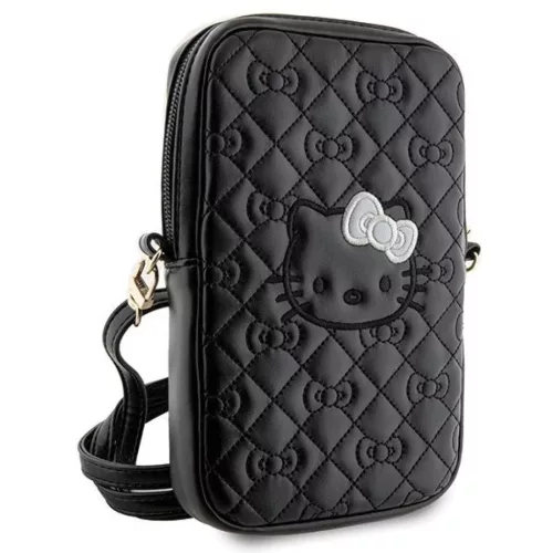 Hello Kitty Tűzdelt Masnis Válltáska - fekete-3666339190200 3 kép
