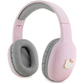   Hello Kitty Rózsaszín Metal Logo Bluetooth on-ear fejhallgató