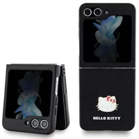 Hello Kitty Metal Logo Kitty Head tok Samsung Galaxy Z Flip 5 - fekete-3666339217235 1 kép