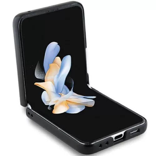 Hello Kitty Metal Logo Kitty Head tok Samsung Galaxy Z Flip 5 - fekete-3666339217235 4 kép