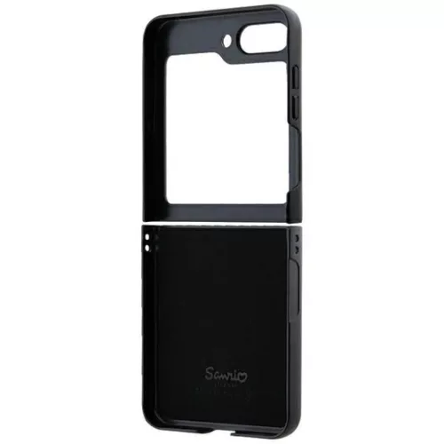 Hello Kitty Metal Logo Kitty Head tok Samsung Galaxy Z Flip 5 - fekete-3666339217235 7 kép