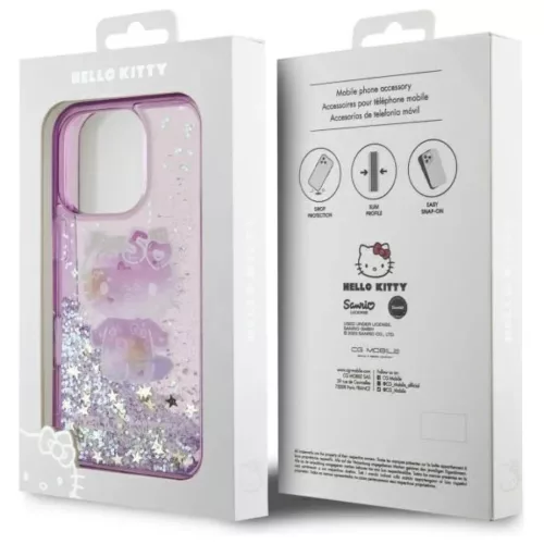  iPhone 16 Pro Max 6.9" lila/lila Hello Kitty HKHCP16XL50PPU keményto-3666339337414 8 kép