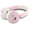 Hello Kitty arc logó Bluetooth on-ear fejhallgató - rózsaszín-3666339386443 1 kép