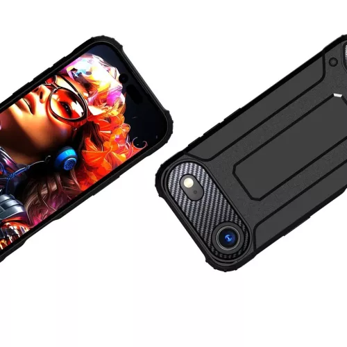  iPhone 17 Air Fekete Hybrid Armor páncél tok-5907769379420 3 kép