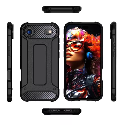  iPhone 17 Air Fekete Hybrid Armor páncél tok-5907769379420 4 kép