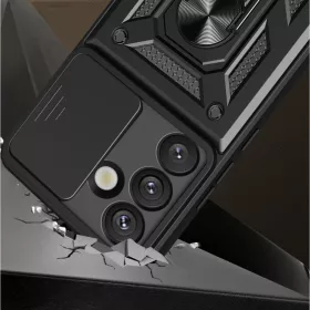  Samsung Galaxy S26 Ultra Fekete Hybrid Armor Camshield tok-5907769381454 2 kép