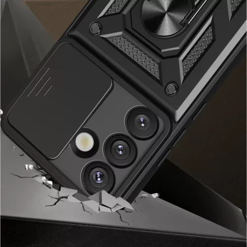  Samsung Galaxy S26 Ultra Fekete Hybrid Armor Camshield tok-5907769381454 2 kép