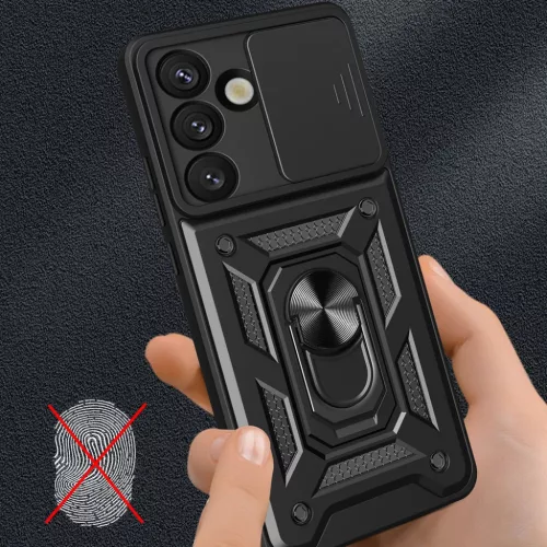  Samsung Galaxy S26 Ultra Fekete Hybrid Armor Camshield tok-5907769381454 9 kép