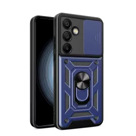   Páncéltok Hybrid Armor Camshield állvánnyal és kameravédővel Samsung Galaxy A56-hoz - kék tok