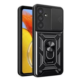   Hybrid Armor Camshield tok Samsung M14 kameravédővel - fekete