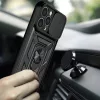 Hybrid Armor Camshield tok iPhone 13 Pro kameravédővel fekete-9145576267974 3 kép