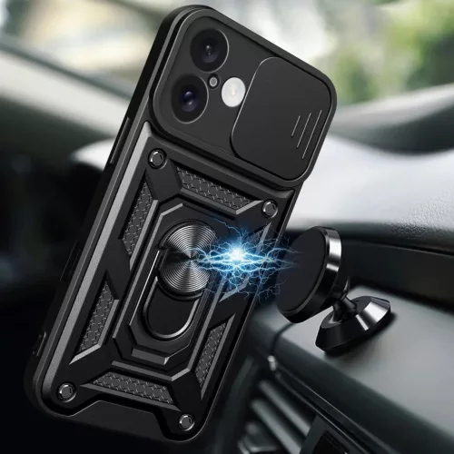 Hybrid Armor Camshield iPhone 16 Páncélos Tok Kamerafedéllel és Á-5907769365294 3 kép