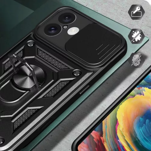 Hybrid Armor Camshield iPhone 16 Páncélos Tok Kamerafedéllel és Á-5907769365294 4 kép