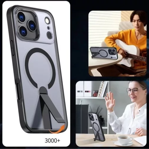  Samsung Galaxy S26 Ultra fekete Hybrid Armor X tok állvánnyal, MagS-5907769381409 3 kép