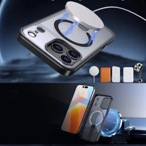  Samsung Galaxy S26 Ultra Fekete Hybrid Armor X tok állvánnyal, MagS-5907769381386 4 kép