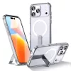  Samsung Galaxy S26 Átlátszó Hybrid Armor X tok állvánnyal, MagSafe kompatibilis