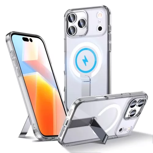  Samsung Galaxy S26 Átlátszó Hybrid Armor X tok állvánnyal, MagSa-5907769381355 2 kép