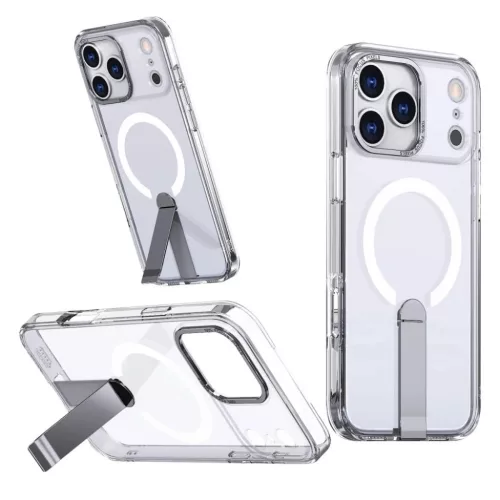  Samsung Galaxy S26 Átlátszó Hybrid Armor X tok állvánnyal, MagSa-5907769381355 3 kép