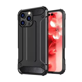 Hybrid Armor iPhone 16 Pro fekete tok-5907769365232 2 kép