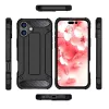 Hibrid Páncél iPhone 16 Tok - Fekete-5907769365218 4 kép