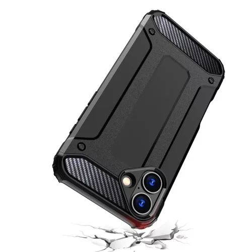 Hibrid Páncél iPhone 16 Tok - Fekete-5907769365218 7 kép