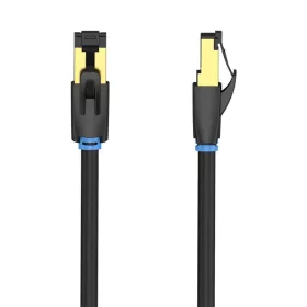 CAT8 SFTP RJ45 Ethernet Hálózati Kábel 40Gbps 1m Fekete-6922794742819 1 kép