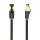 CAT8 SFTP RJ45 Ethernet Hálózati Kábel 40Gbps 1m Fekete-6922794742819 1 kép