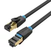 CAT8 SFTP RJ45 Ethernet Hálózati Kábel 40Gbps 1m Fekete-6922794742819 5 kép