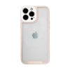 iPhone 12 Pro Max átlátszó tok halvány rózsaszín kerettel Alphaj- 1 kép