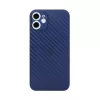 iPhone 13 Pro karbon mintás TPU tok kék színben