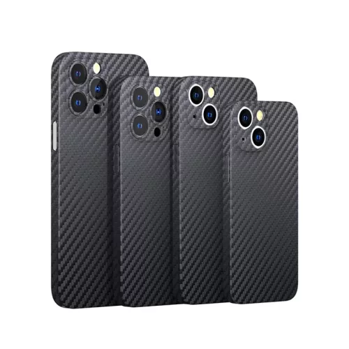 iPhone 13 Pro karbon mintás TPU tok kék színben- 3 kép