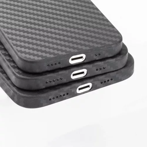 iPhone 13 Pro karbon mintás TPU tok kék színben- 8 kép