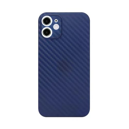 iPhone 13 Pro Max karbon mintás TPU tok kék színben-0000000032159 1 kép
