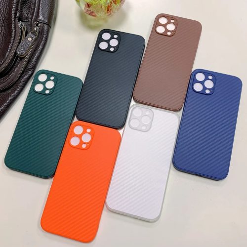 iPhone 13 Pro Max karbon mintás TPU tok kék színben-0000000032159 3 kép