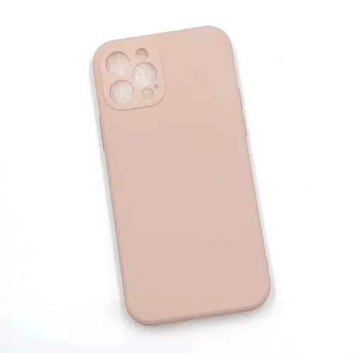 iPhone 13 Pro szilikon tok világos rózsaszín színben- 2 kép