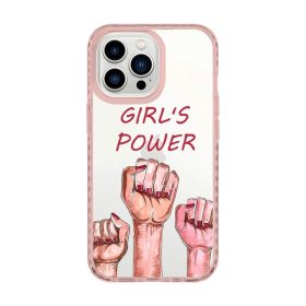   iPhone 13 átlátszó TPU tok Girl's Power mintával Alphajack