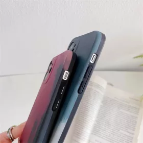 iPhone 13 mini TPU tok színes mintával Alphajack (C1) lila rózsasz�- 2 kép