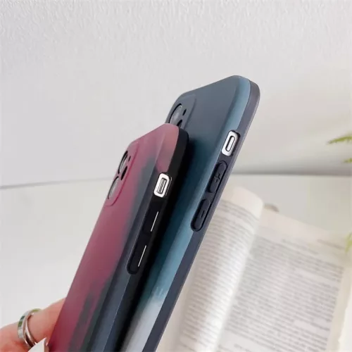 iPhone 13 mini TPU tok színes mintával Alphajack (C1) lila rózsasz�- 2 kép