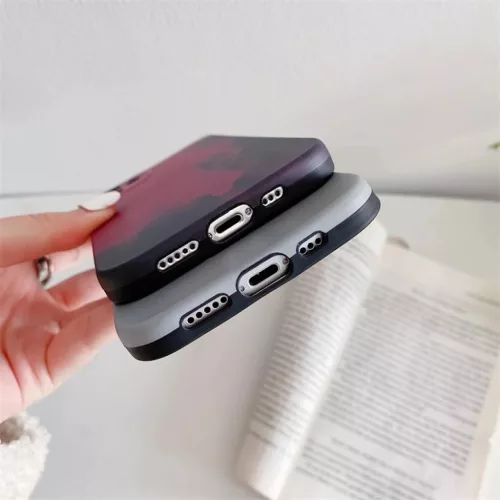 iPhone 13 mini TPU tok színes mintával Alphajack (C1) lila rózsasz�- 3 kép