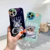 iPhone 13 Pro Cartoon Space TPU tok sötétkék Alphajack- 4 kép