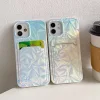iPhone 13 Pro TPU tok színjátszó gyémánt mintával, kártyatartó- 5 kép