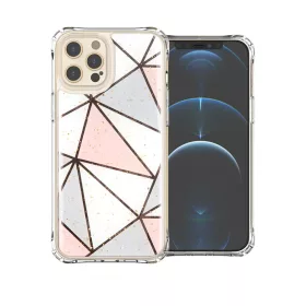   iPhone 13 Pro TPU szilikon tok geometriai mintával Alphajack (EPOXY-2)