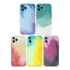 iPhone 13 Pro TPU tok színes mintával Alphajack (C2) narancs-fehér- 5 kép
