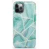 iPhone 13 Pro TPU szilikon tok márvány mintával kékeszöld Alphaja- 2 kép